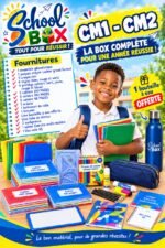 PACK FOURNITURES SCOLAIRES CM1-CM2 primaire + BOUTEILLE à EAU OFFERTE