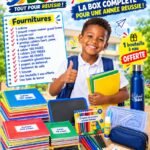 PACK FOURNITURES SCOLAIRES CE1-CE2 primaire + BOUTEILLE à EAU OFFERTE